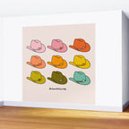 Rainbow Cowboy Hats Wall Mural Gallery Image 2