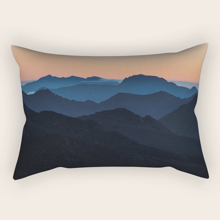 Hike More Worry Less - Landscape and Nature Photography Rectangular Pillow Gallery Image 2
