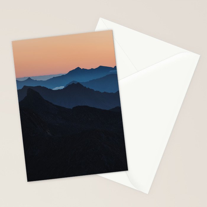Hike More Worry Less - Landscape and Nature Photography Stationery Card Gallery Image 2