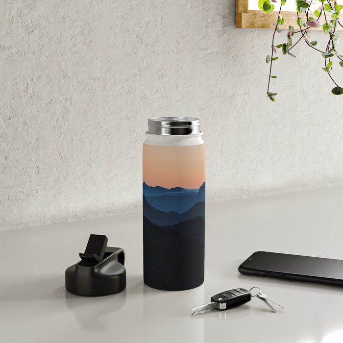 Hike More Worry Less - Landscape and Nature Photography Water Bottle Gallery Image 4