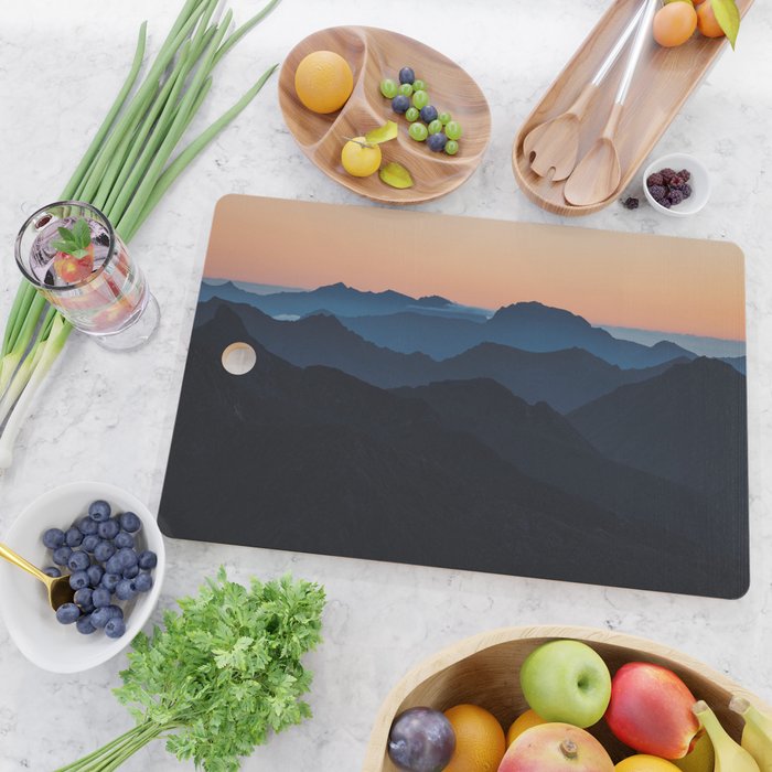 Hike More Worry Less - Landscape and Nature Photography Cutting Board Gallery Image 2