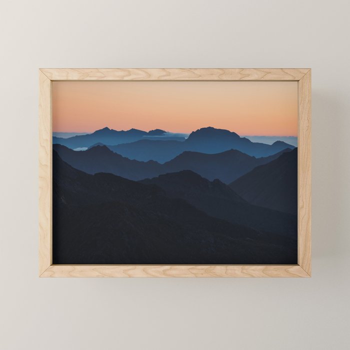 Hike More Worry Less - Landscape and Nature Photography Mini Art Print Gallery Image 1