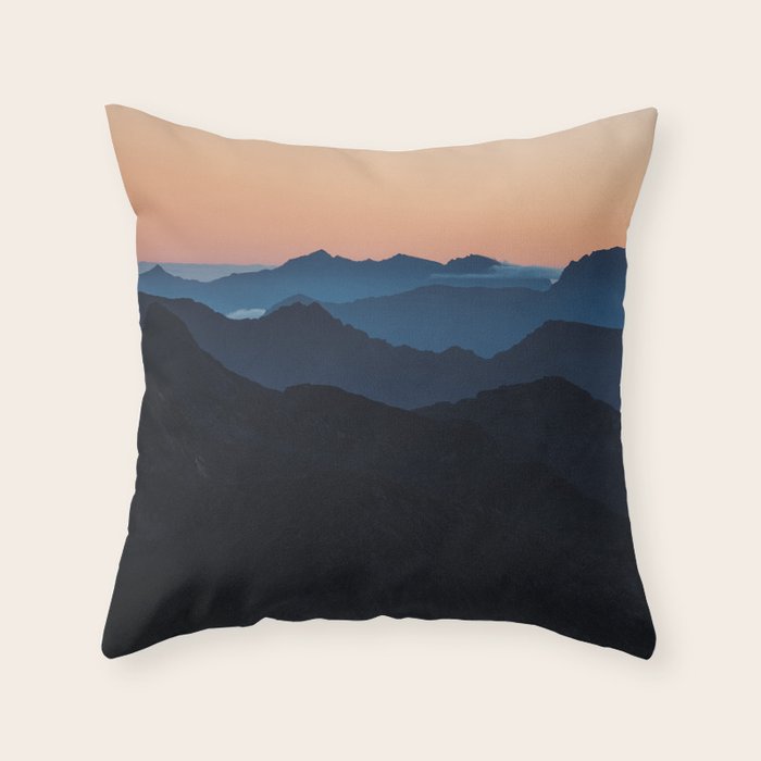 Hike More Worry Less - Landscape and Nature Photography Throw Pillow Gallery Image 6