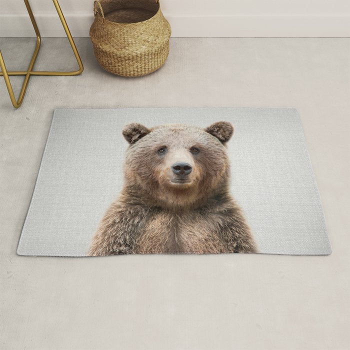 Grizzly Bear - Colorful Rug Gallery Image 1