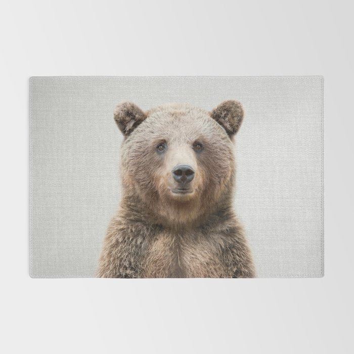 Grizzly Bear - Colorful Rug Gallery Image 2