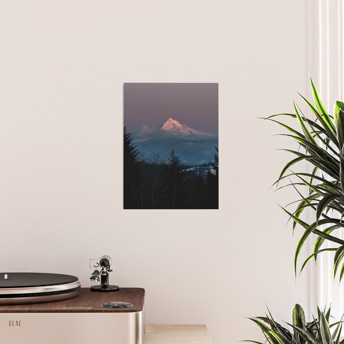 Mt. Hood Forest Mountain - Nature Photography Poster Gallery Image 2