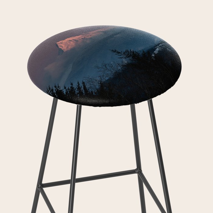 Mt. Hood Forest Mountain - Nature Photography Stool Gallery Image 2