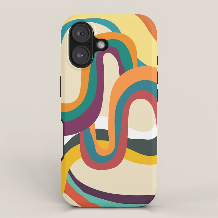 Groovy rainbow of doom iPhone Case Gallery Image 1
