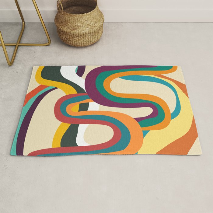Groovy rainbow of doom Rug Gallery Image 1