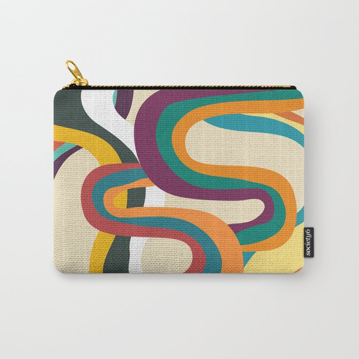 Groovy rainbow of doom Carry All Pouch Gallery Image 1