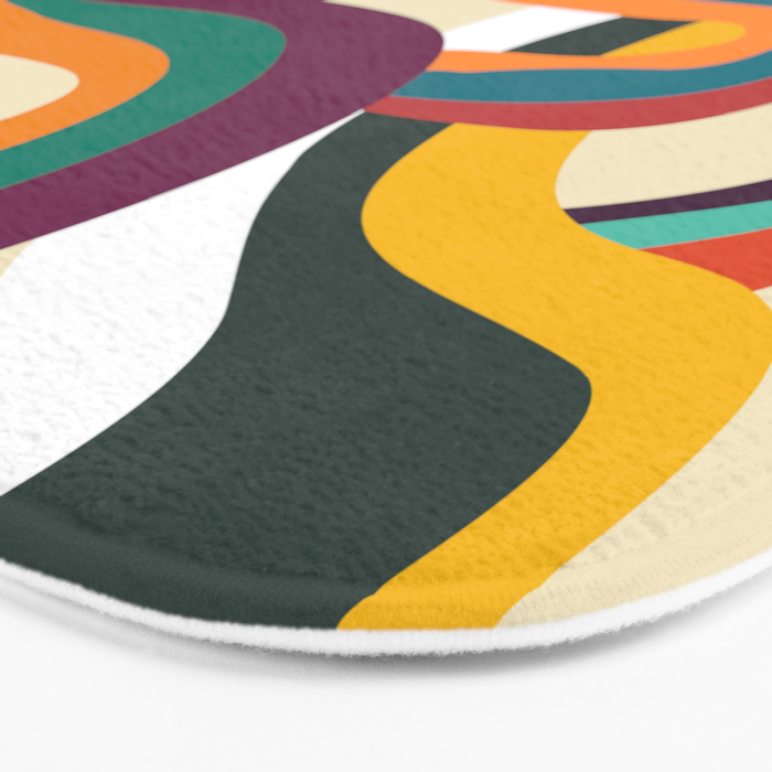 Groovy rainbow of doom Bath Mat Gallery Image 3