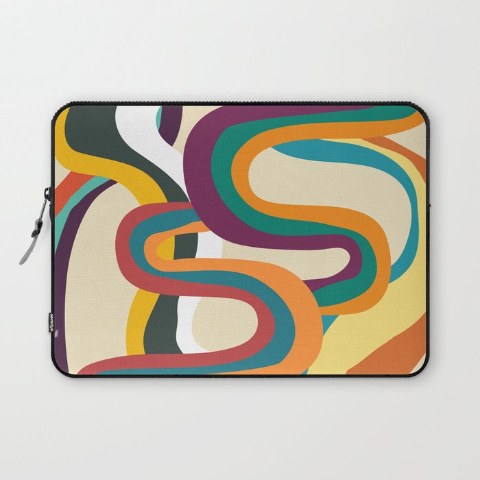 Groovy rainbow of doom Laptop Sleeve Gallery Image 1