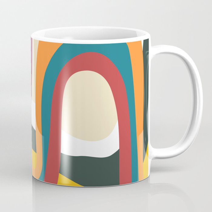 Groovy rainbow of doom Coffee Mug Gallery Image 1