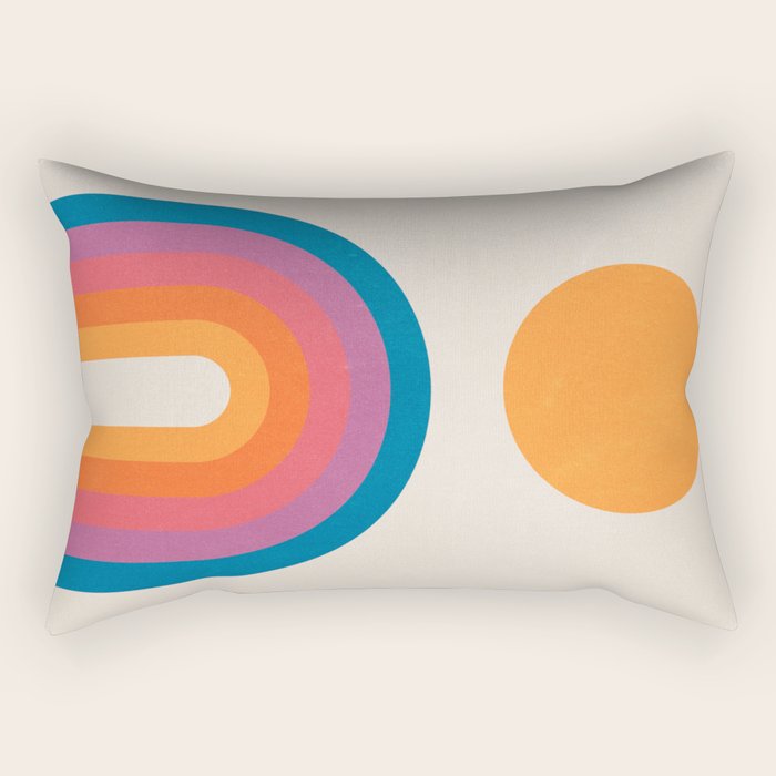Vintage California Sun: Arches Rectangular Pillow Gallery Image 2
