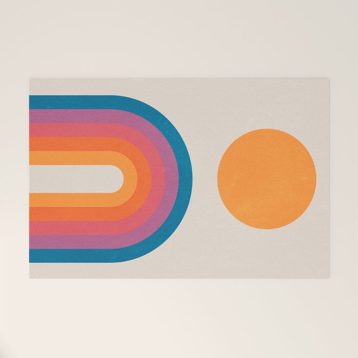 Vintage California Sun: Arches Welcome Mat Gallery Image 1