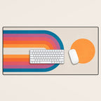 Vintage California Sun: Arches Desk Mat Gallery Image 1