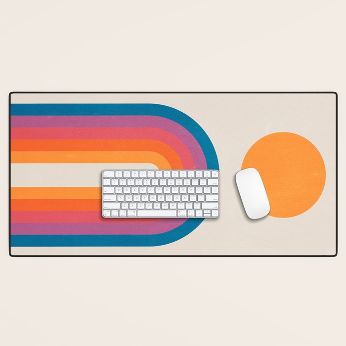 Vintage California Sun: Arches Desk Mat Gallery Image 1