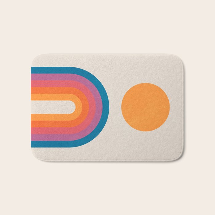 Vintage California Sun: Arches Bath Mat Gallery Image 1