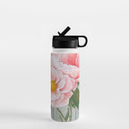 Peonies in the Window Still Life Water Bottle Gallery Image 1