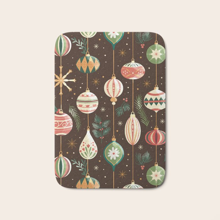 Classic Holiday Decor Delight Bath Mat Gallery Image 1