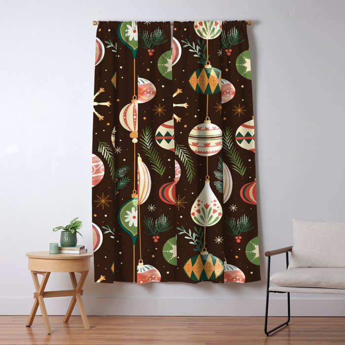 Classic Holiday Decor Delight Window Curtain Gallery Image 1