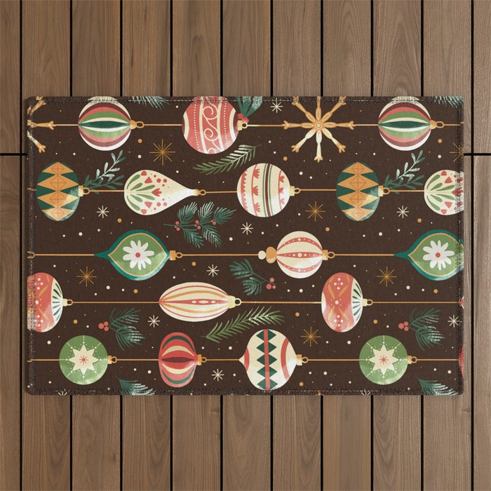 Classic Holiday Decor Delight Outdoor Rug Gallery Image 1
