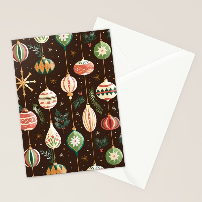 Classic Holiday Decor Delight Stationery Card Gallery Image 2