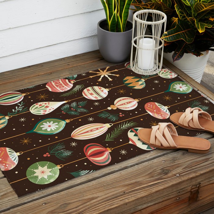 Classic Holiday Decor Delight Outdoor Rug Gallery Image 2
