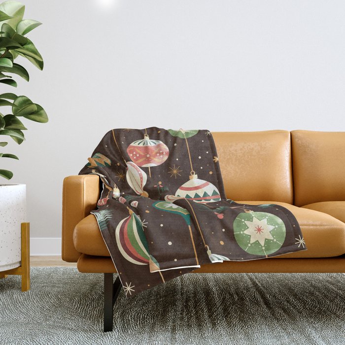 Classic Holiday Decor Delight Throw Blanket Gallery Image 1