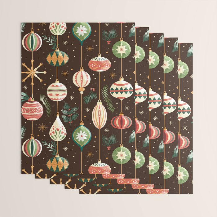 Classic Holiday Decor Delight Wrapping Paper Gallery Image 3