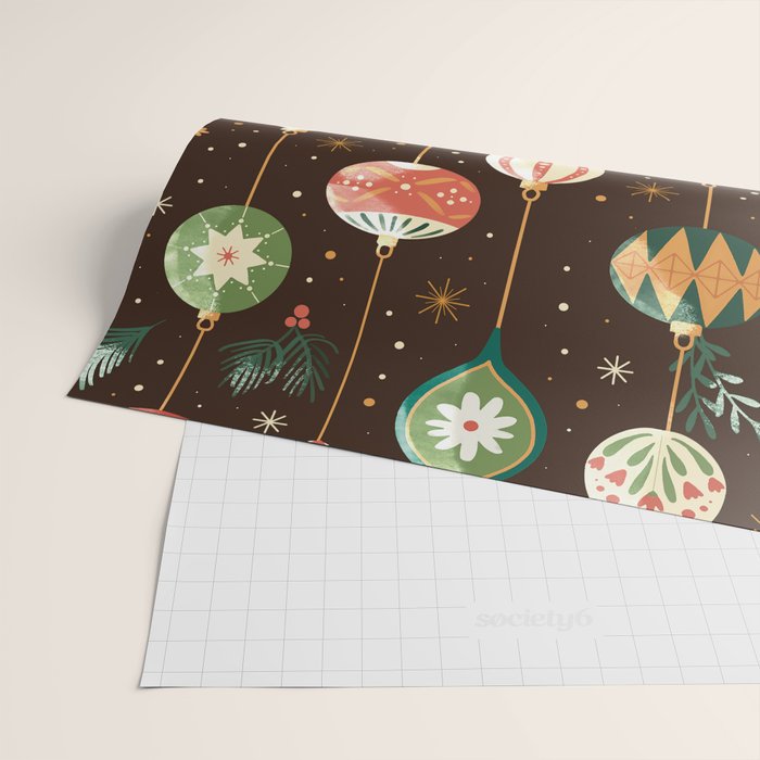 Classic Holiday Decor Delight Wrapping Paper Gallery Image 2