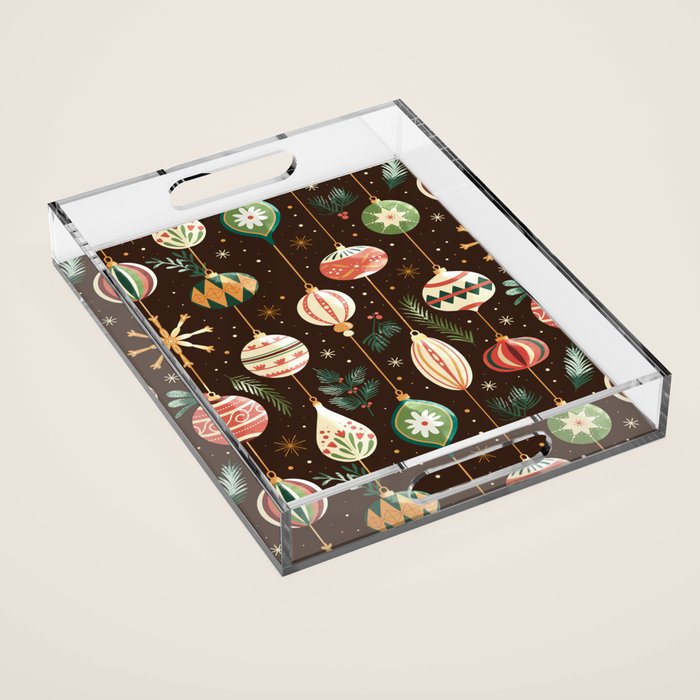 Classic Holiday Decor Delight Acrylic Tray Gallery Image 1