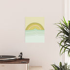 daydreams rainbow waves // retro surf art by surfy birdy Poster Gallery Image 2