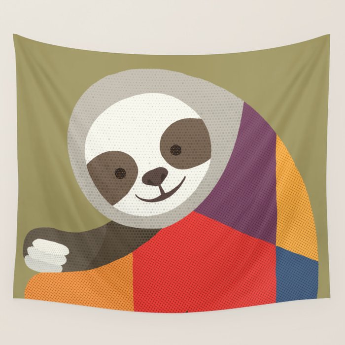 Sloth Wall Tapestry Gallery Image 1