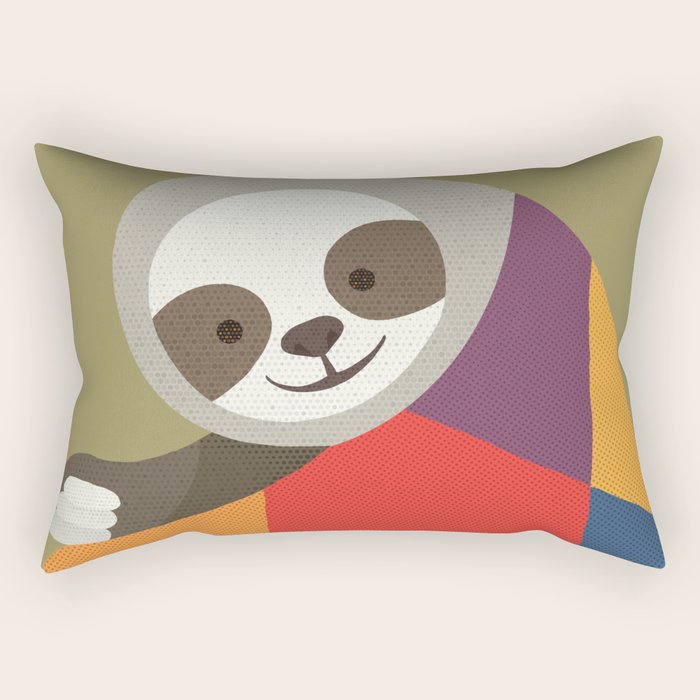 Sloth Rectangular Pillow Gallery Image 2
