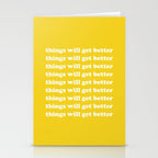 Things Will Get Better Stationery Card Gallery Image 2