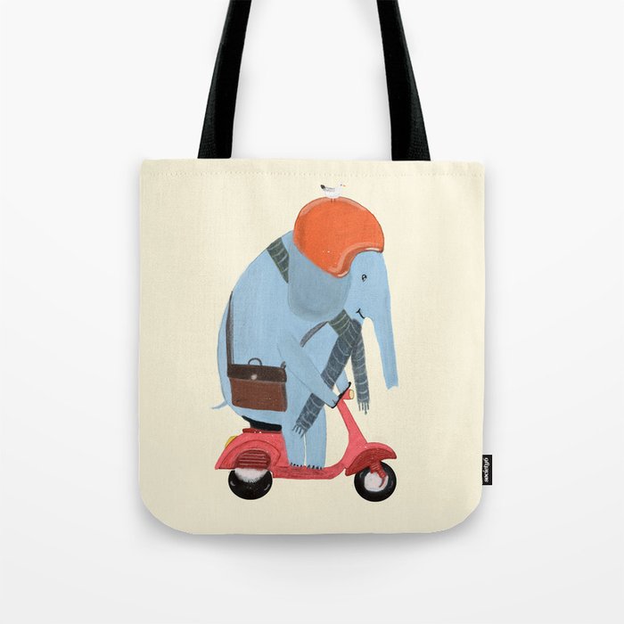 the elephant mobile Tote Bag Gallery Image 1