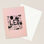 Celestial Leo Stationery Card Gallery Image 2