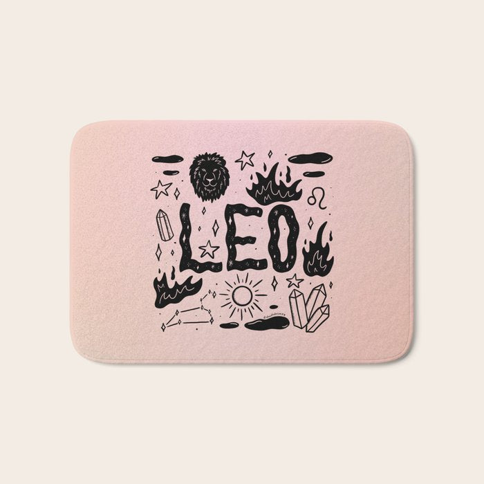Celestial Leo Bath Mat Gallery Image 1