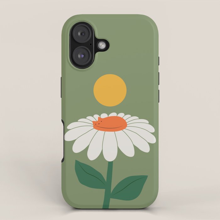 Cat and Plant 63 Blossom Day iPhone Case Gallery Image 1