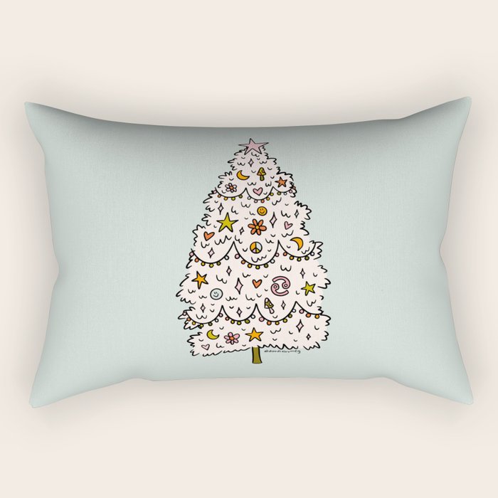 Cancer Tree Rectangular Pillow Gallery Image 2