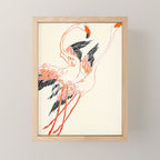 Cocorico cover 1900 Two Pink Flamingos Mini Art Print Gallery Image 1