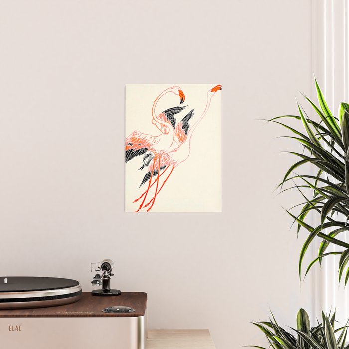 Cocorico cover 1900 Two Pink Flamingos Poster Gallery Image 2