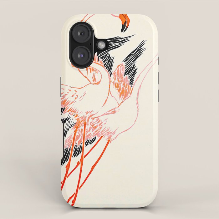 Cocorico cover 1900 Two Pink Flamingos iPhone Case Gallery Image 1