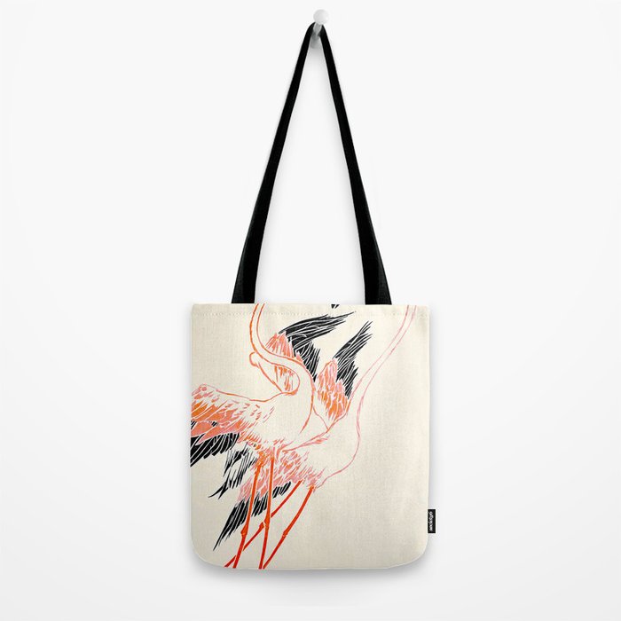 Cocorico cover 1900 Two Pink Flamingos Tote Bag Gallery Image 2