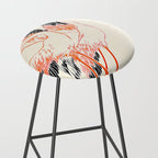 Cocorico cover 1900 Two Pink Flamingos Stool Gallery Image 2
