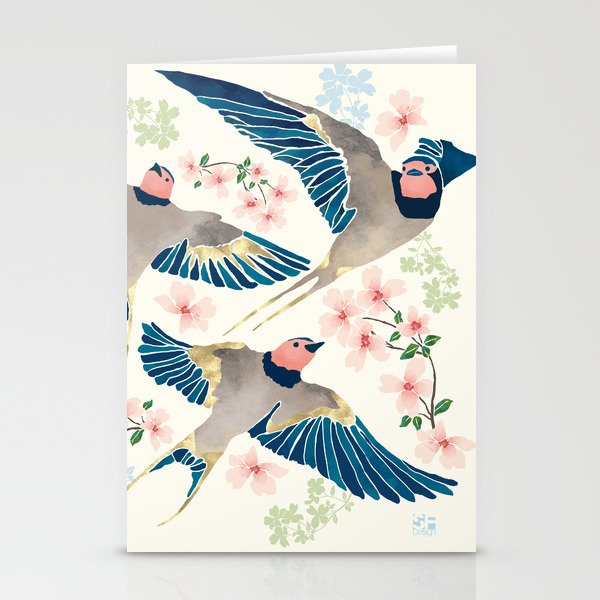Swallows New Beginning II Stationery Card Gallery Image 2