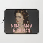 Mom I Am A Rich Man Laptop Sleeve Gallery Image 1
