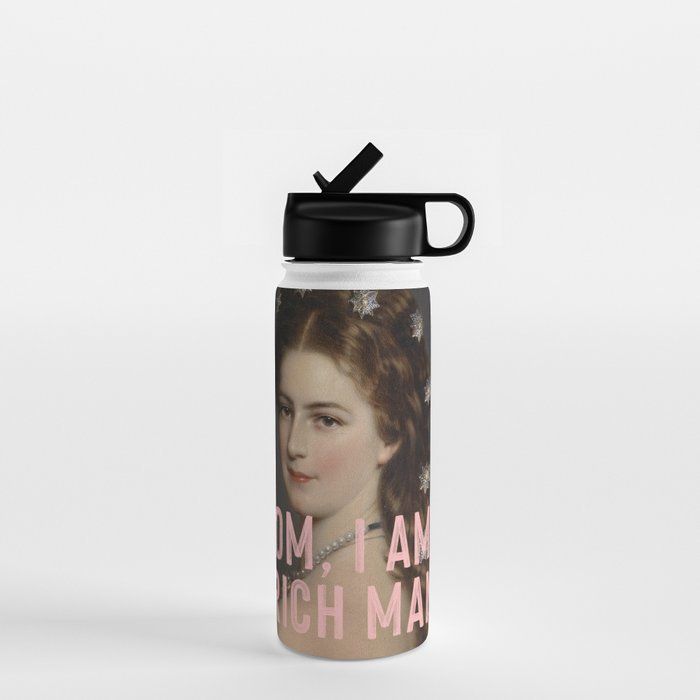 Mom I Am A Rich Man Water Bottle Gallery Image 1