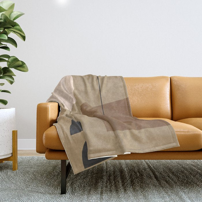 Minimal Geometric 34 Throw Blanket Gallery Image 1